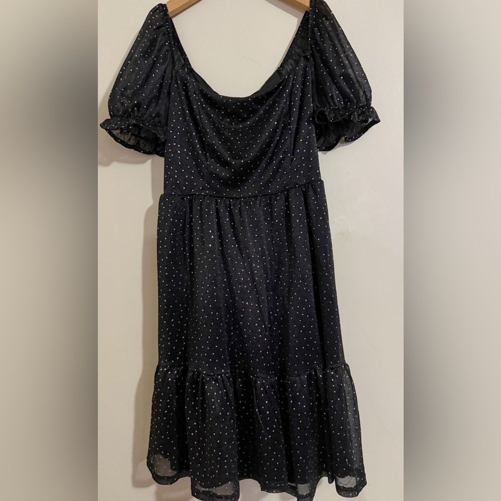 Midnight doll black dress from Dillard’s